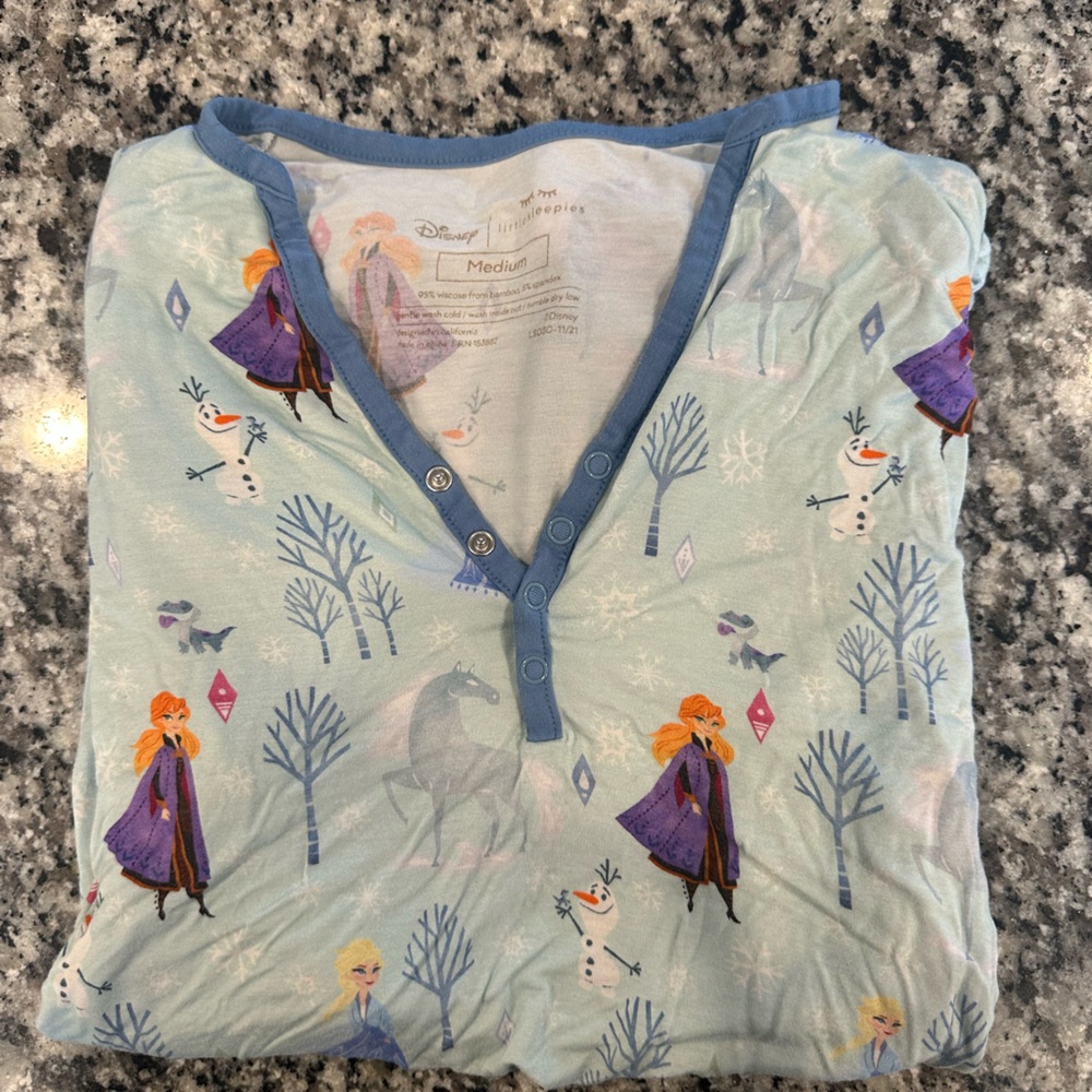 Little Sleepies Blue Pajama Top